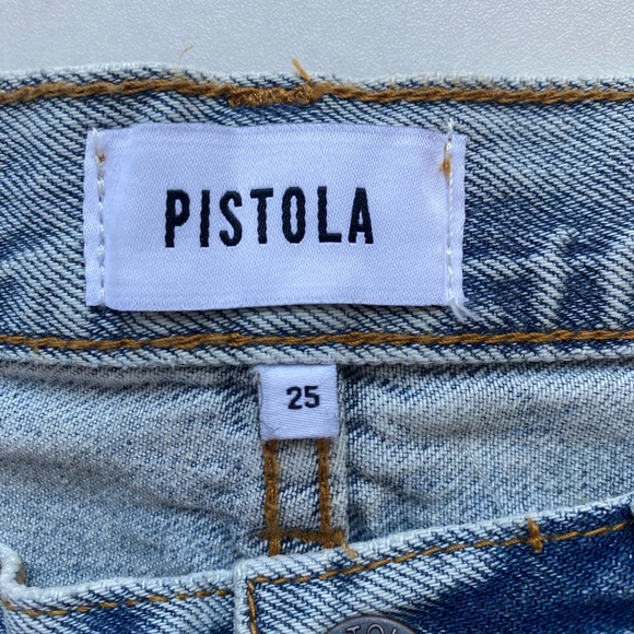 NWT Pistola Devin High Rise Mom Cut Off in St Tropez - Picture 7 of 8